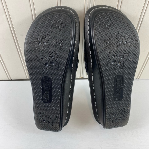 Alegria by PG Lite Fiona Fio-140 Blue Triple Strap Slide Sandals Sz 37 7/7.5‎ - Picture 9 of 12